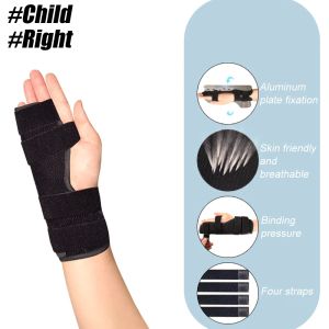 1Pcs Finger Splint - Supports Pinky Ring Middle Metacarpals and Knuckles - Right or Left Adjustable Hand Brace - Straightening