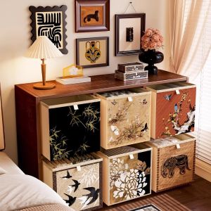 MEISD | Vintage Style Storage Box Fabric