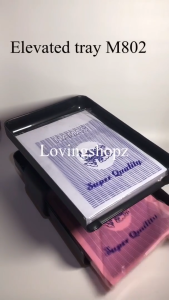 Elevated Tray Plastik 2 susun M 802 Rak Plastik 2 susun M802 Double Desk Tray
