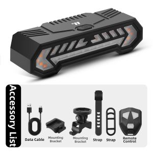 West Biking | Night Riding Bike Light Turn Signal Warning Long Battery Life