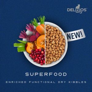 Delizios Indoor Weight Management Control Cat Food 1KG