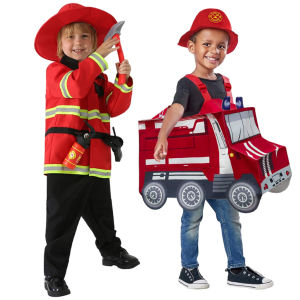Firefighter Themed Child Costume Fire Truck Police Car Ambulance Cloaks