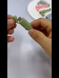 MD-C1159 Silikon Pelindung Kabel Data Type C Ganda / Pelindung Karet Anti Tekuk / Cable Charge