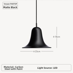 Modern Simple Bell-Shaped Pendant Lamp
