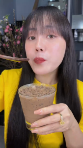 CaCao Kem Muối Gicoffee Thơm Béo Đậm Đà - Ít Ngọt (1 Hộp Gồm 10 Gói x20g)