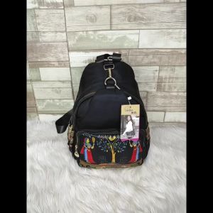 RANSEL WANITA CHIBAO IMPORT HITAM MOTIF 227