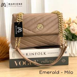 MARIONE - EMERALD TAS SLEMPANG DAN JINJING WANITA KEKINIAN PREMIUM