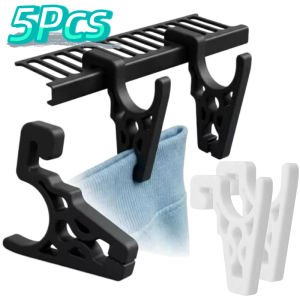 5Pcs 3D-Printed Clips With Hooks Radiator Hooks With Integrated Clothes Pegs Radiator Clothes-Drying No-Drill Non-Slip Hooks