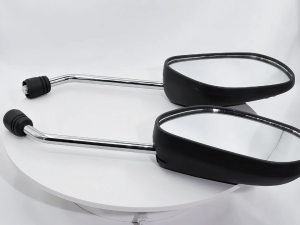 Cermin belakang sepeda motor Batang Chrome Stem crome Tebal Adjust YAMAHA SIDE MIRROR CERMIN SISI LC135 (CHROME) Y15 Y15Z FZ150 LC135 Y125 ego nvx