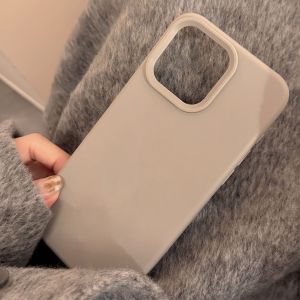 Ốp Điện Thoại Mờ Mềm Màu Kẹo Cho iPhone Chống Sốc Chống Trơn Trượt Dễ Thương Cho Pro Max 13 12 11 16 15 14