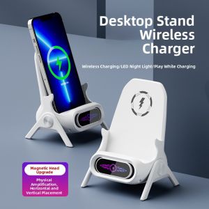 JIFANPAUL | Đế Sạc Không Dây Đứng Tạo Sáng Tích Hợp Giá Đỡ Điện Thoại Nhanh Chóng