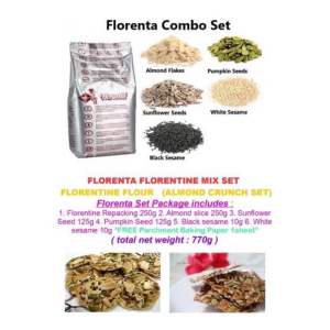 FLORENTA FLORENTINE MIX SET / FLORENTINE FLOUR / ALMOND CRUNCH SET / 770g