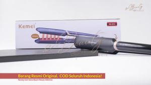 Alat Pelurus Rambut Catokan Rambut Infrared Layar LCD Kemei KM-2212 / KM-2211 Temperatur Suhu 4 Control 50W Rambut Lebih Cepat Lurus Berkilau- Bisa COD