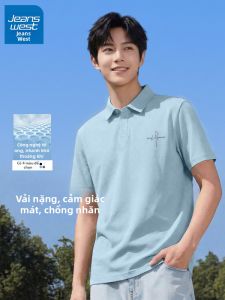 Jeanswest | Áo Polo Nam Tay Ngắn Chất Liệu Lụa Băng