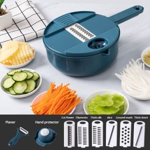 Multi-Function Manually Vegetable Cutter Grater Potato Radish Slicer and Shredder Kitchen Utensil Convenience Tools