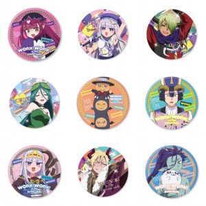 58mm Anime Sleepy Princess In The Demon Castle Twilight Great Red Siberian Cosplay COSTUME Badge Pin SPTE Tinplate Brooch﻿ Prop