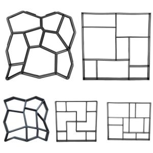 แม่พิมพ์อิฐปูนแบบนำกลับมาใช้ใหม่แม่พิมพ์เครื่องจักรปูพื้นแบบ DIY ทำด้วยมือใช้งานได้จริงอเนกประสงค์สำหรับใช้ในบ้าน