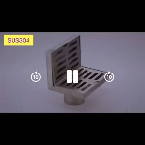 [[🇹🇭ส่งไวจากไทย/SUS304]]❌ไม่ขึ้นสนิม SAINAM ตะแกรงเข้ามุม2"-4" ตะแกรงฉาก ตะแกรงน้ำทิ้งเข้ามุม ScupperDrain Scupper Drain