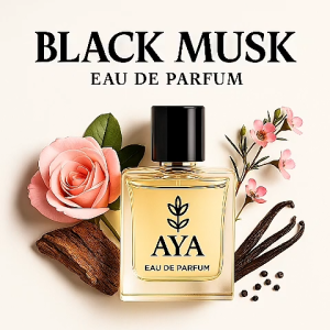 Parfum black musk dengan aroma musk yang kuat sensual manis powdery dan woody wangi tahan lama