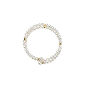 Freshwater Pearl Double Layer Stacking Bracelet
