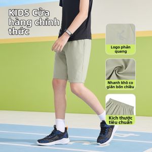 Qiaodan | Quần Shorts Bermuda Nhanh Khô Thoáng Khí Cho Bé Trai
