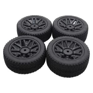 YSIDO 75mm Front Rear Rubber Tires Non-slip for 1/12 1/14 WLtoys 144001 124008 124017 Hyper Go MJX RC Buggy Off-Road Cars Tires