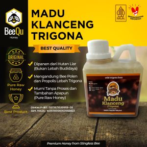 Madu Hutan Lebah Trigona / Trigona Itama / Klanceng / Teuweul 500 Gram - BeeQu Honey