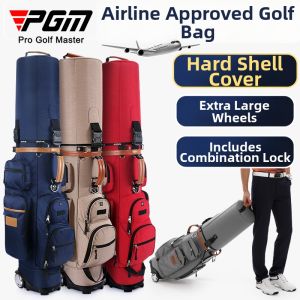 PGM GOLF | Hard Shell Golf Travel Bag Wheel
