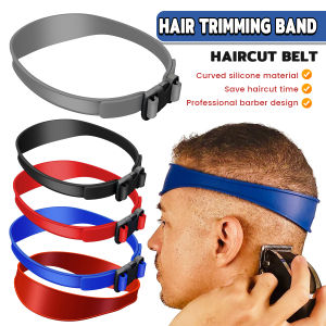 Seeko Hair Trimming Hairband for Home DIY Haircuts Soft Portable Silicone Hairband