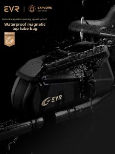 evr | Magentic Top Tube Multi-compartment Bike Saddle Bag