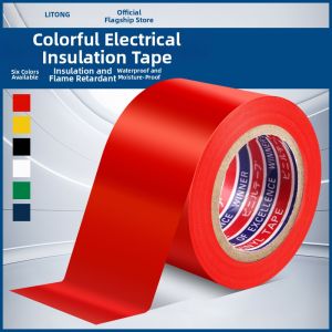 Red Waterproof High-Pressure Resistant Electrician Insulation Tape 20m