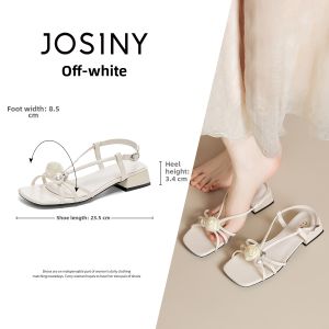 Josiny | Womens Sandals French Fairy Style Thick Heel