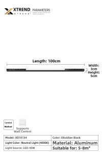 XUANJIDAO | Minimalist Linear Magnetic Living Light