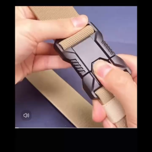 เข็มขัดยุทธวิธีแบบปลดเร็วสําหรับผู้ชาย-สไตล์กีฬาปรับเข็มขัดเอวระบายอากาศพร้อมหัวเข็มขัด หน้า เสียบได้#kd#