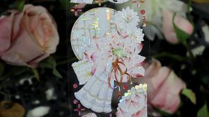 OKMT Băng Dính 100CM Ánh sáng vỏ trai Cắt PET DIY Trang trí sổ tay Trang trí Ảnh ghép Tape Cut