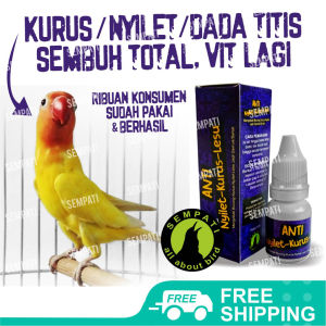 SEMPATI Anti Nyilet Kurus Lesu Merek Sempati Obat Burung Sakit Berat Badan Turun Gangguan Pencernaan Bulu Ngembang Untuk Burung Lovebird Kacer Murai Kenari Pleci Kolibri Anis Dll SMPANYK