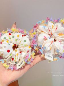 DUBAO | Korean Cute Polka Dot and Star Fabric Hair Bands for Girl