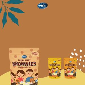 Abe Food Thin Crispy Brownies 60gr - Snack Anak