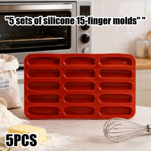 Tiramisu Finger Cookies Commercial Silicone Non-stick Diy Baking Tools For Household High Temperature Resistant 15 Die