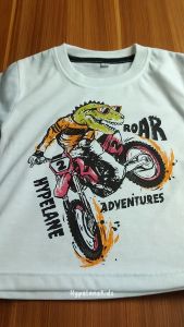 Code8.id DTF Kaos Anak Laki Laki Karakter Motor Cross Dinosaurus Best Seller Awan MURAH DAN TRENDY