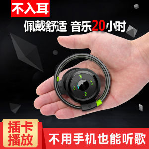 New Headset Card Wireless Bluetooth Headset Non in-Ear Ear-Mounted Headset Support Stereo FM Universal