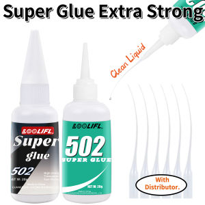 LOOLIFLSuper glue502 high-strengthfast drying cyanoacrylate adhesivesuitable for leathershoesceramicsplasticsflower pots