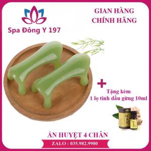 Ấn huyệt 4 chân - Tặng kèm 1 lọ tinh dầu gừng 10ml