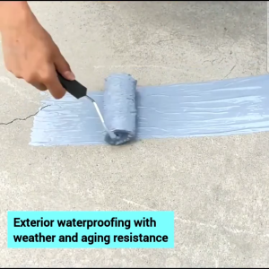 500ML Sealant Waterproof Glue Invisible Paste Mighty Repair Adhesive Polyurethane Leak-Proof Coating (Suitable for Home Bathrooms & Roofs Comes with a Brush)