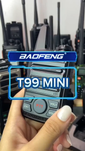 【Mini/2pcs】Baofeng BF-T10 Mini Ultra Thin Walkie Talkie Frequency 400-470MHz 16 Channels Two Way Radio  USB Charging