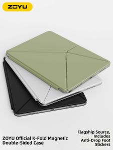 Zoyu | Magnetic Dual-Sided iPad Case Lightweight No Pen Slot Shockproof