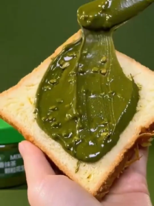 MIXING Organic Matcha & Crunchy Peanut Spread 200g - Sugar-Free Healthy Breakfast Option