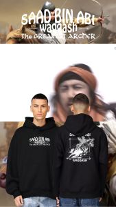 Jyuline Jaket Hoodie Sweater Sablon Sahabat Nabi Saad Bin Abi Waqqash Jaket Hoodie Fleece Unisex Pakaian Sablon Gaya Korea Hoodie Panjang Lengan Xxl Jaket Belamy Untuk Semua Musim - Lazada