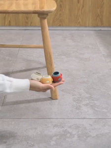 [จัดส่งจากประเทศไทย]วงกลม เสื่อเท้าเก้าอี้ซิลิโคน เงียบและทนต่อการสึกหรอ สี่เหลี่ยม โต๊ะป้องกันขาโต๊ะ 4pcs