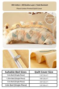 Mercury | 100% Cotton Quilt Cover Single/Double Bed All Seasons